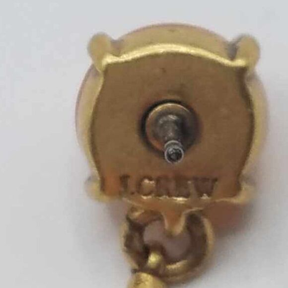 J Crew Coral Drop Resin Flower Earrings - Picture 3 of 9